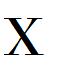 X